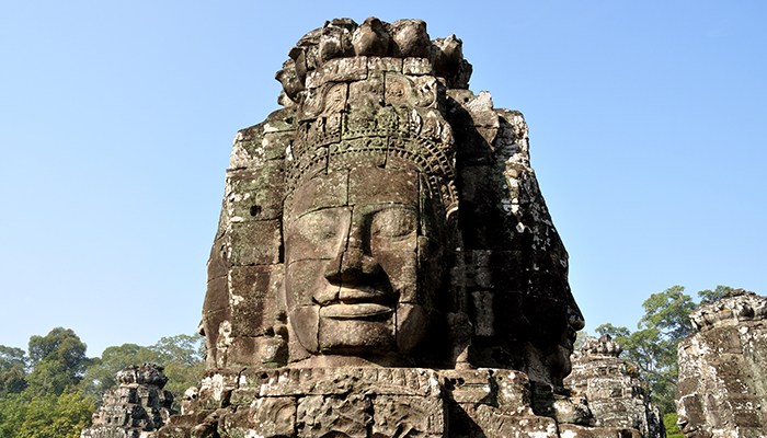 Angkor Thom four-sided pagoda